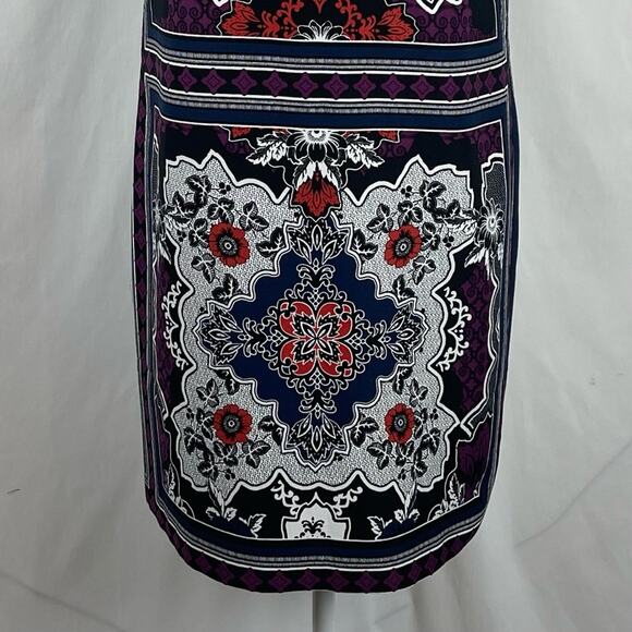 Banana Republic Black, Red & White Floral Career Office Dress NWT Size 8 - Picture 7 of 14